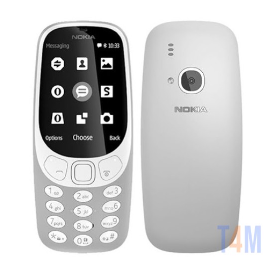 NOKIA 3310 TA-1030 DUAL SIM CINZA (SOLO INGLÉS)